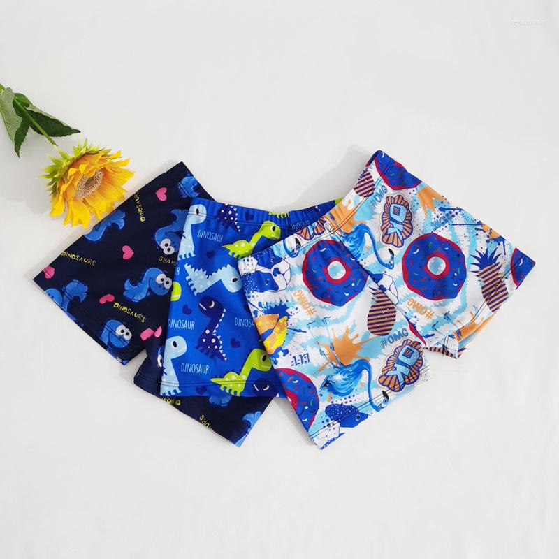 

Men's Swimwear Water Reed Summer Fashion Boy Swimming Trunks Children Beach Pool Boxer Cartoon Drawstring, 3-2
