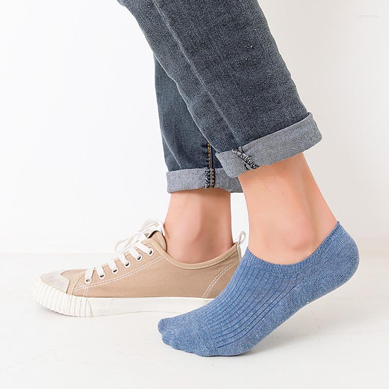 

Men's Socks Men Cotton Invisible Ankle Boat Sock Anti Slip Breathable Low Cut Moisture Wicking Sports Casual Style Soft No Show Short, Black