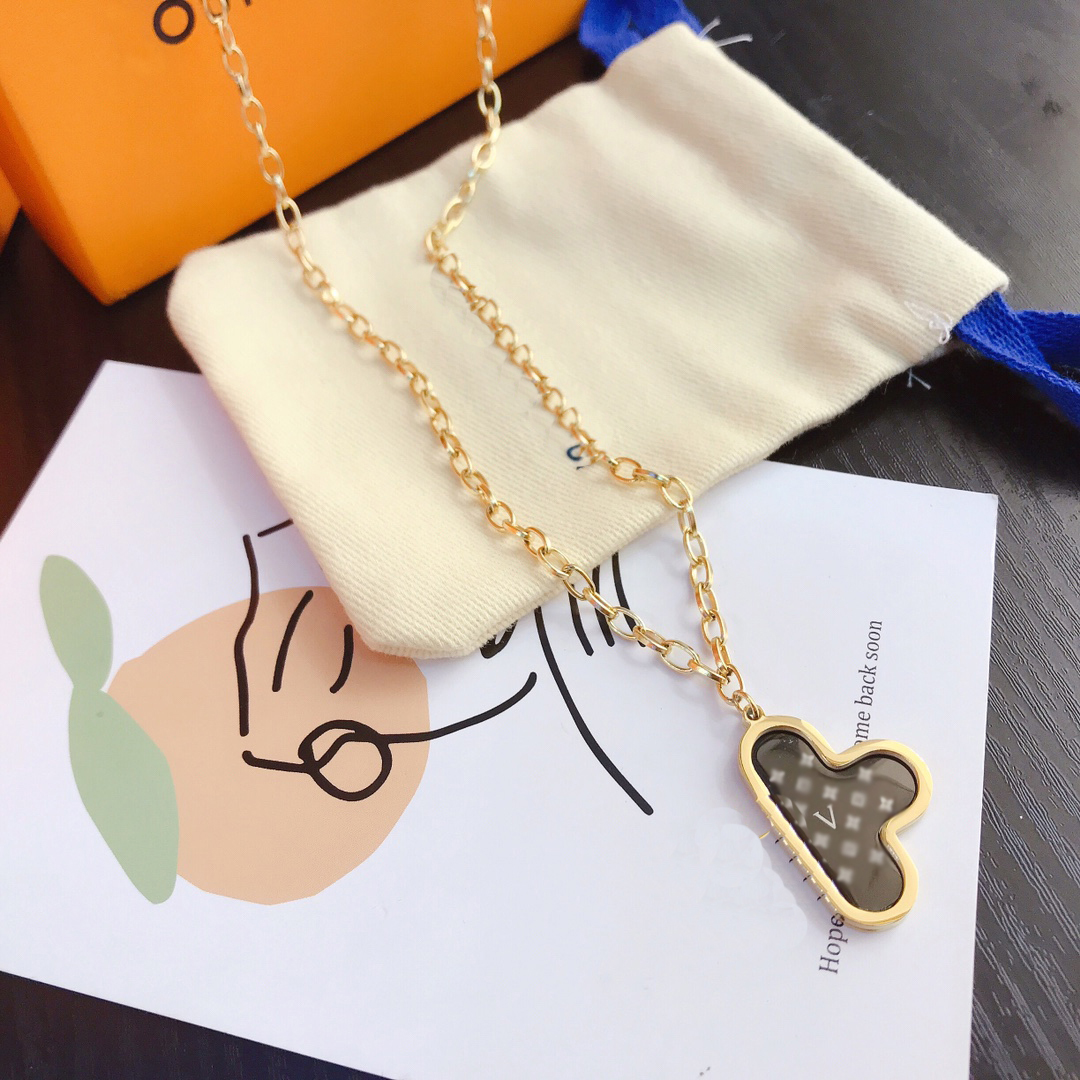 

High End Designer Necklaces Delicate Women Charm Style Necklace Luxury Jewelry Accessories Fashion International Brands Popular Young Women Gifts Family Friends