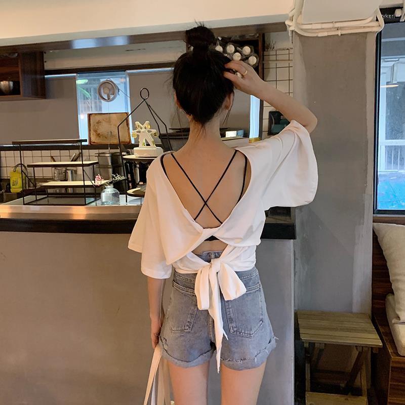 

Women' T Shirts Woman TShirts Summer 2022 Loose Short Sleeve T-shirt Top Women Crop Mujer Camisetas, Black