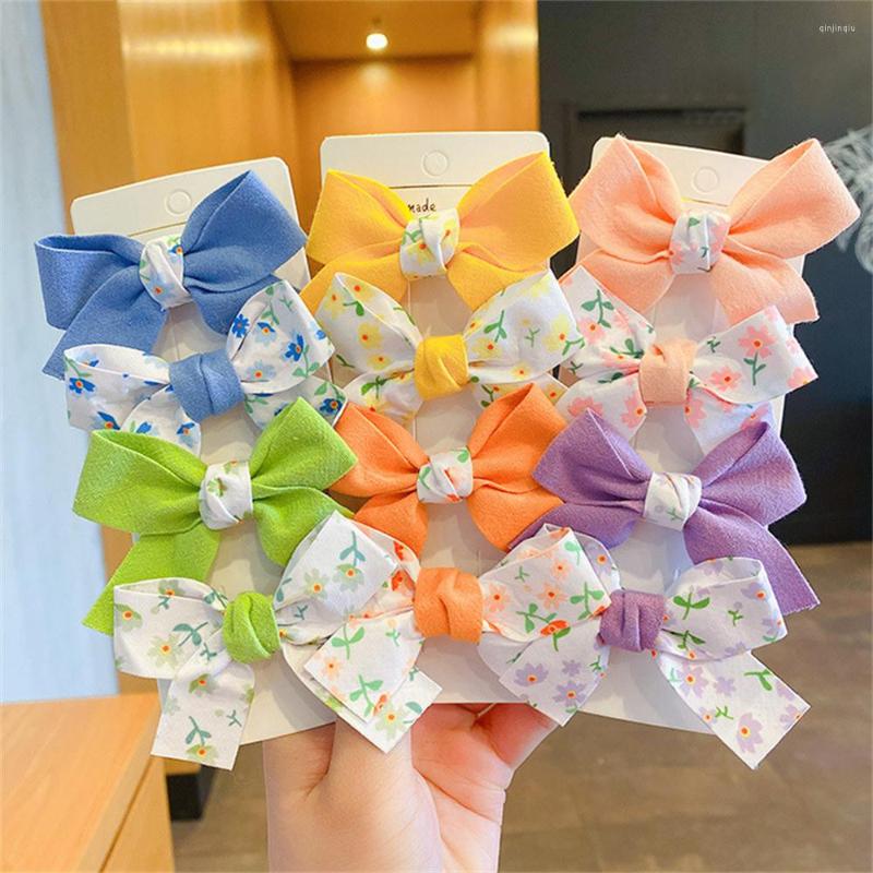 

Hair Accessories Melario 2022 Bow Hairpin Kids Baby Girls Cute Girl Fabric Little Headdress Two-piece Pin, Am1128-yellow