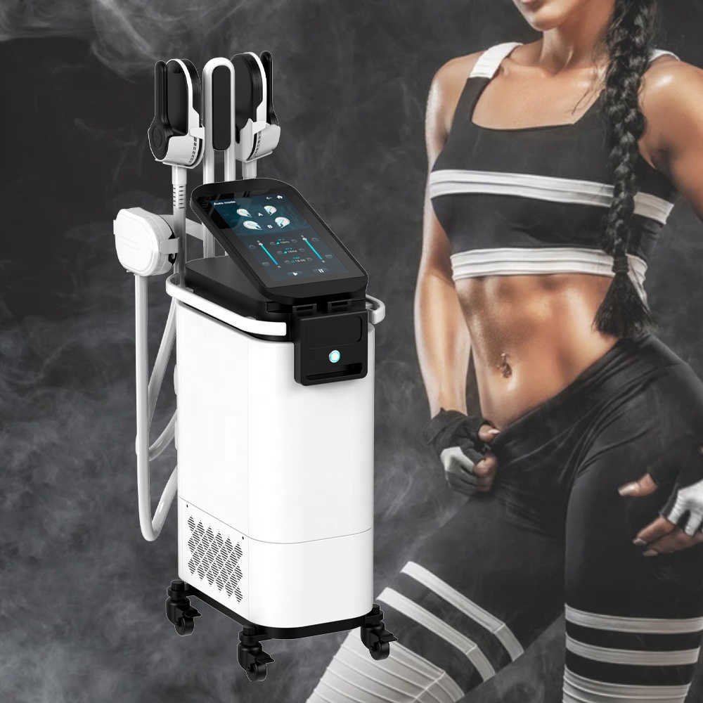 

Fat Burning Muscle Building Slimming Weight Loss Beauty Machine 4 handles with RF Emslim Neo Factory Price Radio Frequency Heating