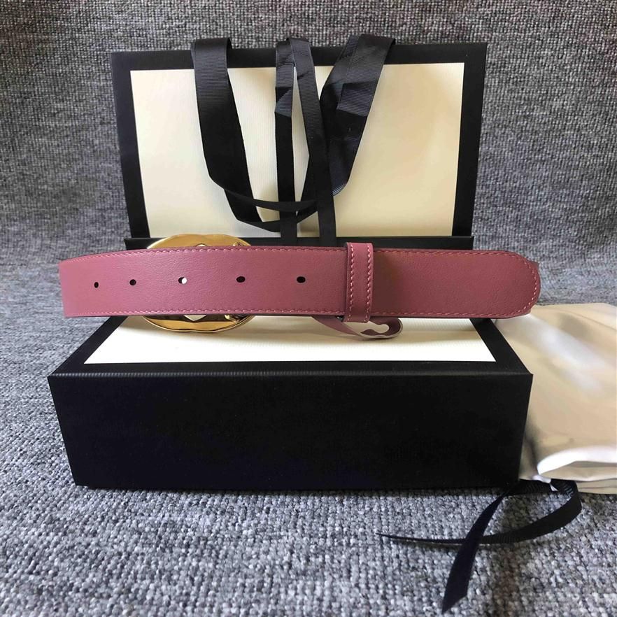 

fashion quality blue flower pink flower genuine leather women belt with box men belts women gold silver buckle belts 04324j, Belts with black white box