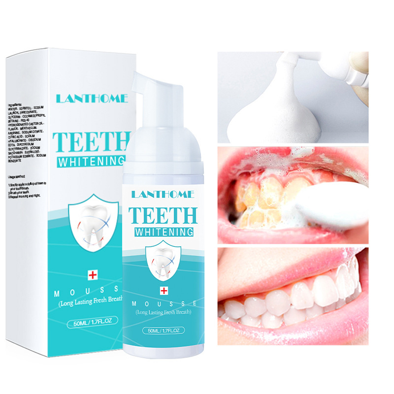 

50ml Ultra-Fine Mousse Foam Deep Cleansing Whitening Freshen Breath Whiten Teeth Dissolve Tooth Stains And Clean Teeth Foams