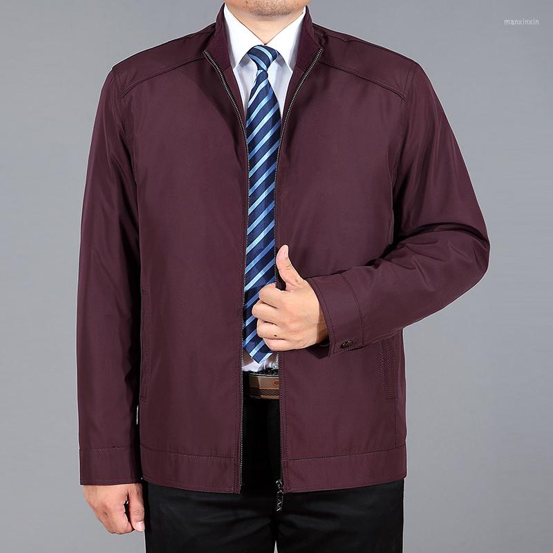 

Men's Jackets 2022 Men Jacket Spring Fashion Business Man Autumn Casual Coats Windbreaker Male Trench Coat Fur Liner Stand Collar, Blue
