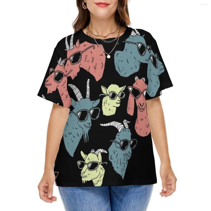 

Shirt Cool Farm Animal Print T Funny Goats Aesthetic Shirts Short-Sleeve Casual Tshirt Ladies Beach Trendy Tops Plus Size 5XL, Style-15