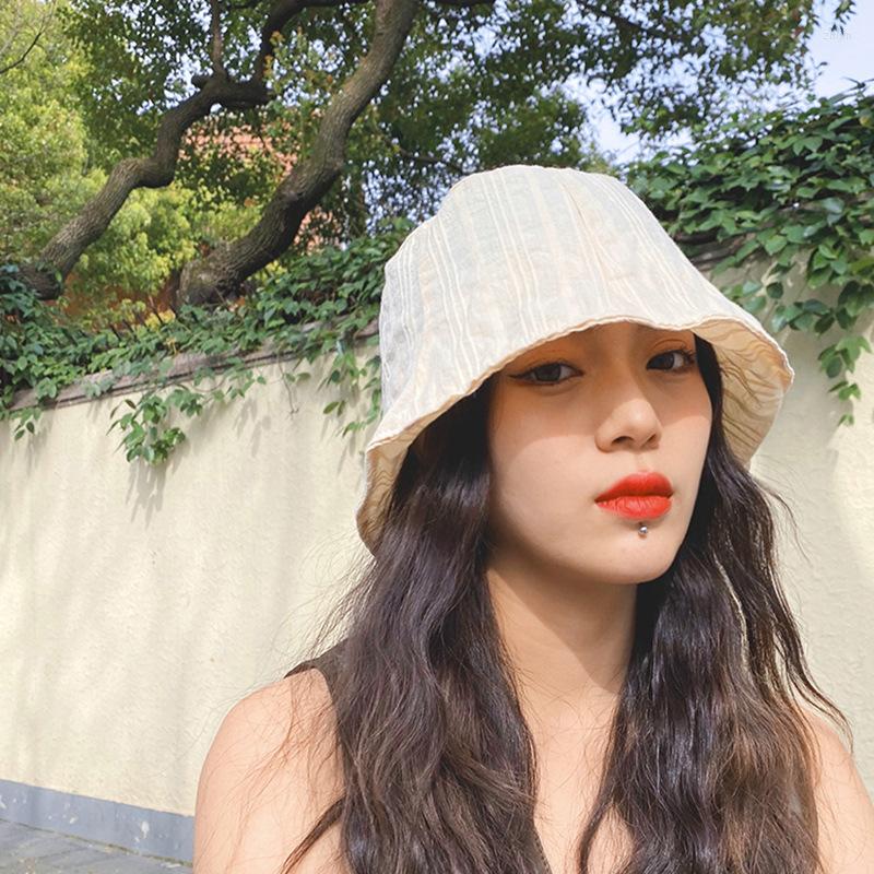 

Berets Cotton Thin Style Solid Bucket Hat Unisex Bob Caps Hip Hop Gorros Men Women Summer Panama Cap Beach Sun Fishing Boonie, Black