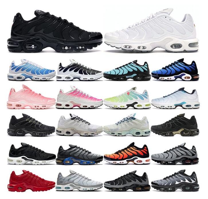 

Tn plus running shoes mens women tns terrascape triple white black Laser Blue Volt Glow Oreo air womens Breathable max trainers outdoor sneakers, Please contact us