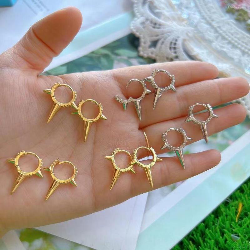 

Hoop Earrings 5Pairs Punk Star Copper Earring For Women Hip Hop Geometric Minimalist Brincos Jewelry Pendientes