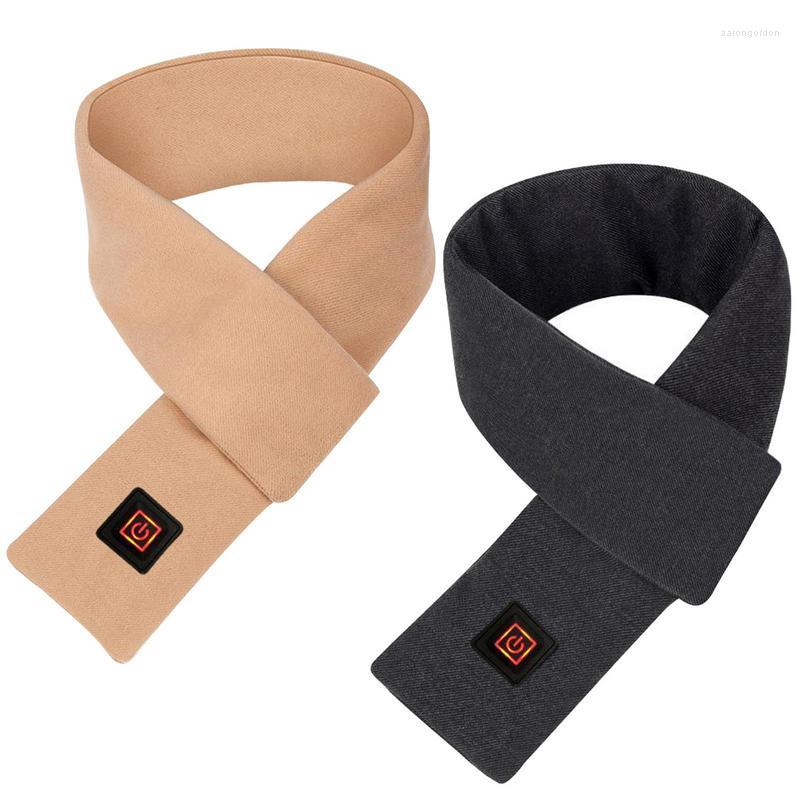 

Bandanas Heated Scarf Electric Neck Heating Pad 3 Temperature Adjustable USB For Sore Relief Without Power Bank