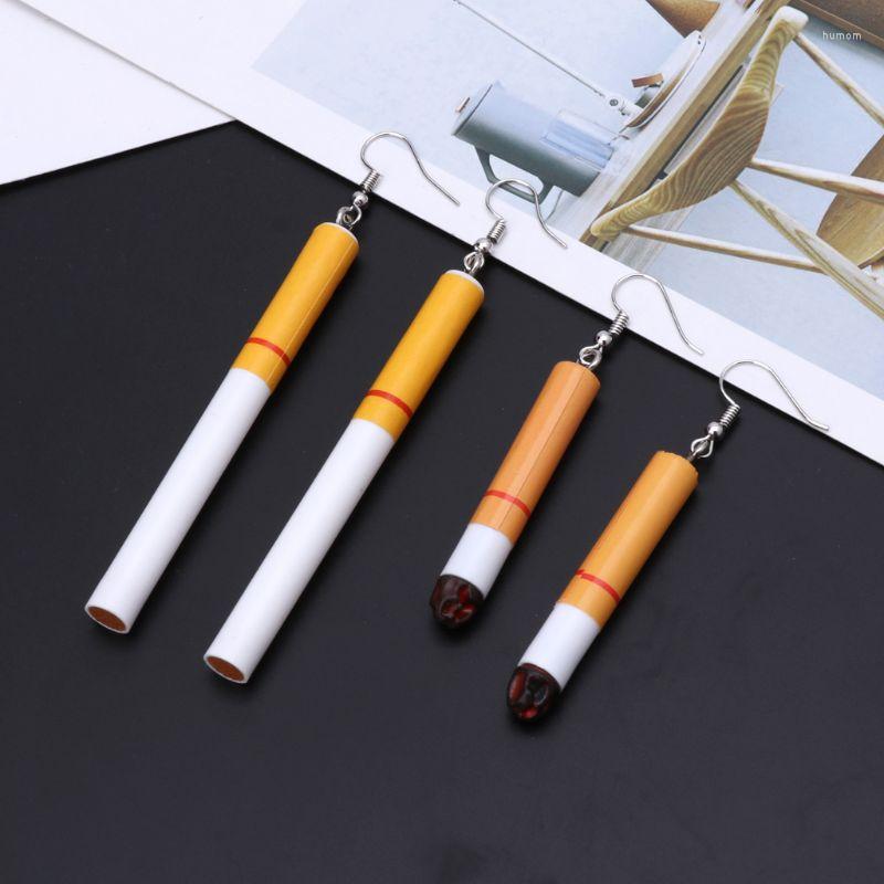 

Dangle Earrings Women Simulation Cigarette Butts Acrylic Resin Wacky Fun Lady Fashion Jewelry Accessories
