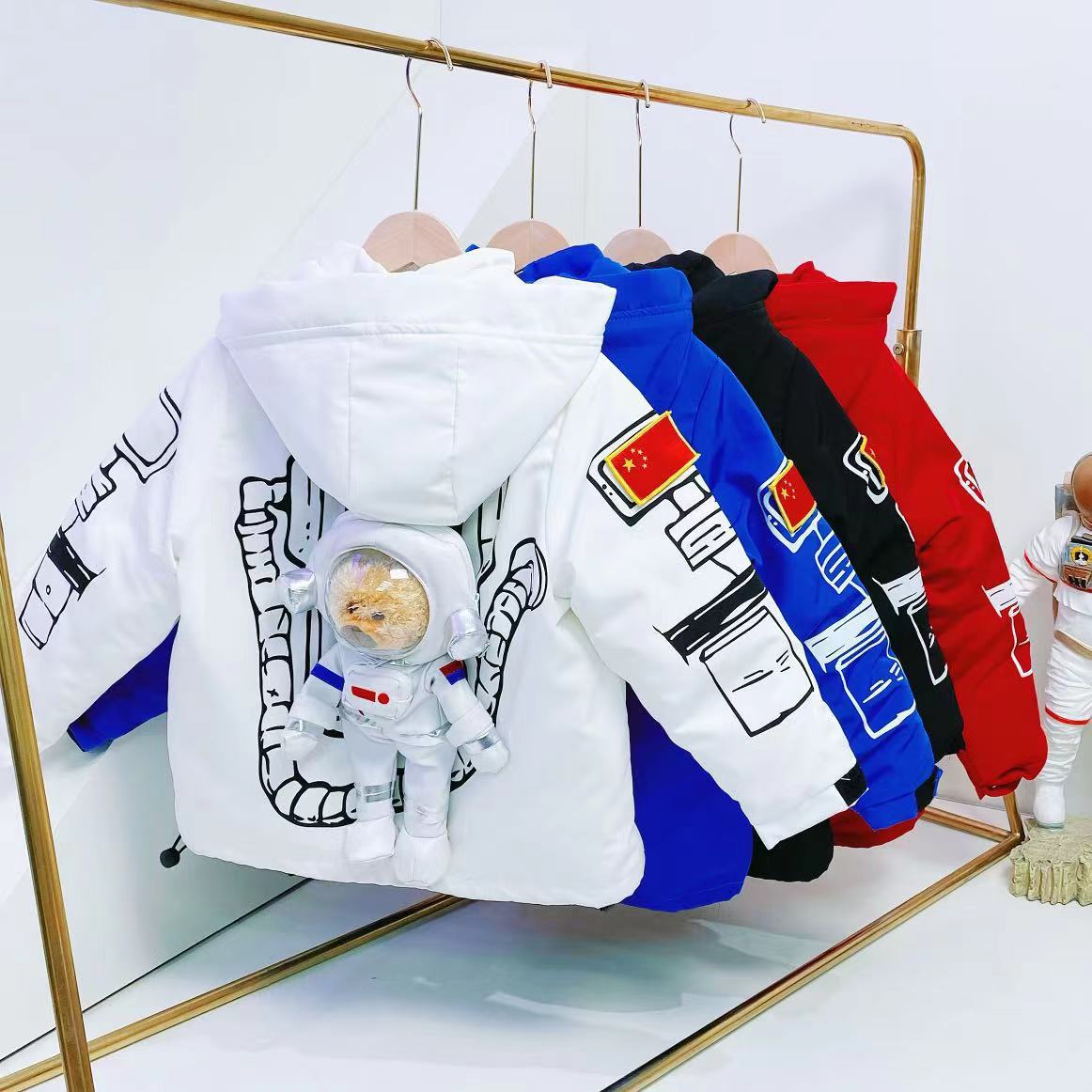 children Down Coat Kids Winter Outwear Girls Clothes Boys Clothing Warm Hooded Jacket Coats Boy Jackets B8403
