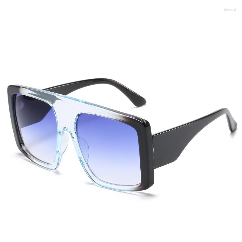 

Sunglasses Trendy Big Frame Sunglass Female Gradient Color Personality Woman Cross Border Express Foreign Trade Glasses