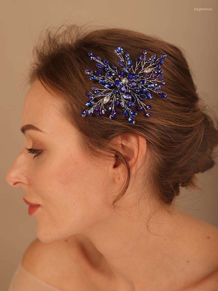 

Headpieces Crystal Brides Hair Combs Fashion Rhinestone Women's Headpiece Bridal Headwear Wedding Accessories Party Prom Tiaras