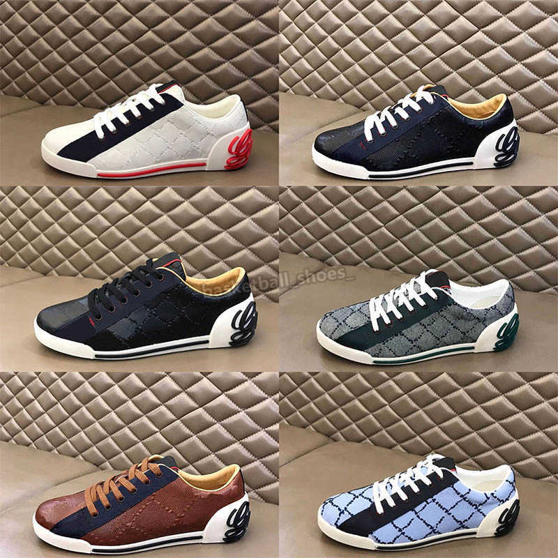 

Canvas Shoes Casual Leather Shoe Sneakers Retro Low Top Printed Qualitty Mesh Slip-On Fashion Mixed Breathable Luxurys Designers Men Size, Colour 10