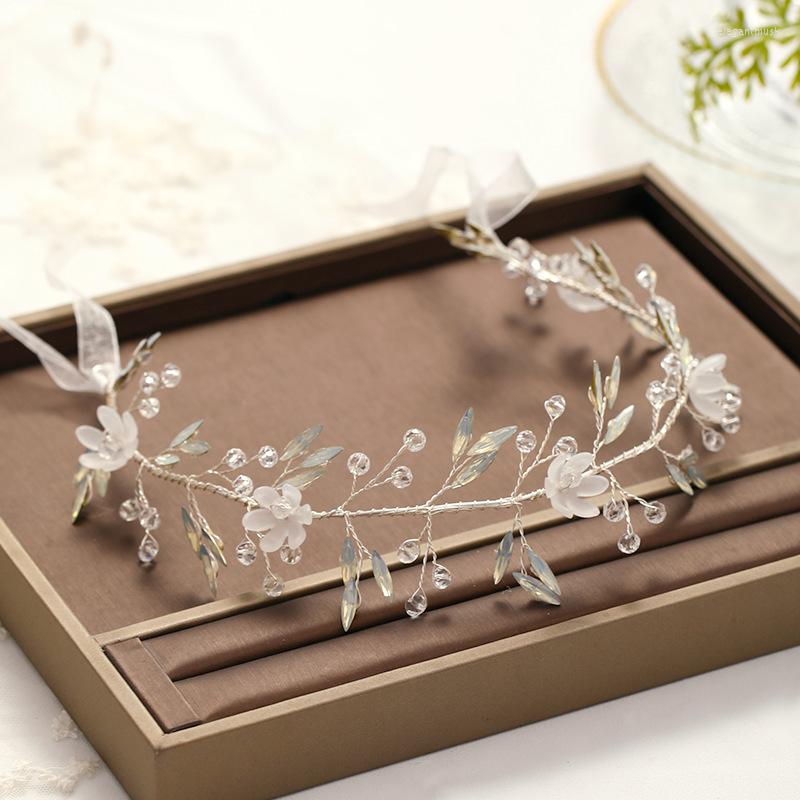 

Headpieces Silver Transparent Bridal Headband Wedding Bridesmaid