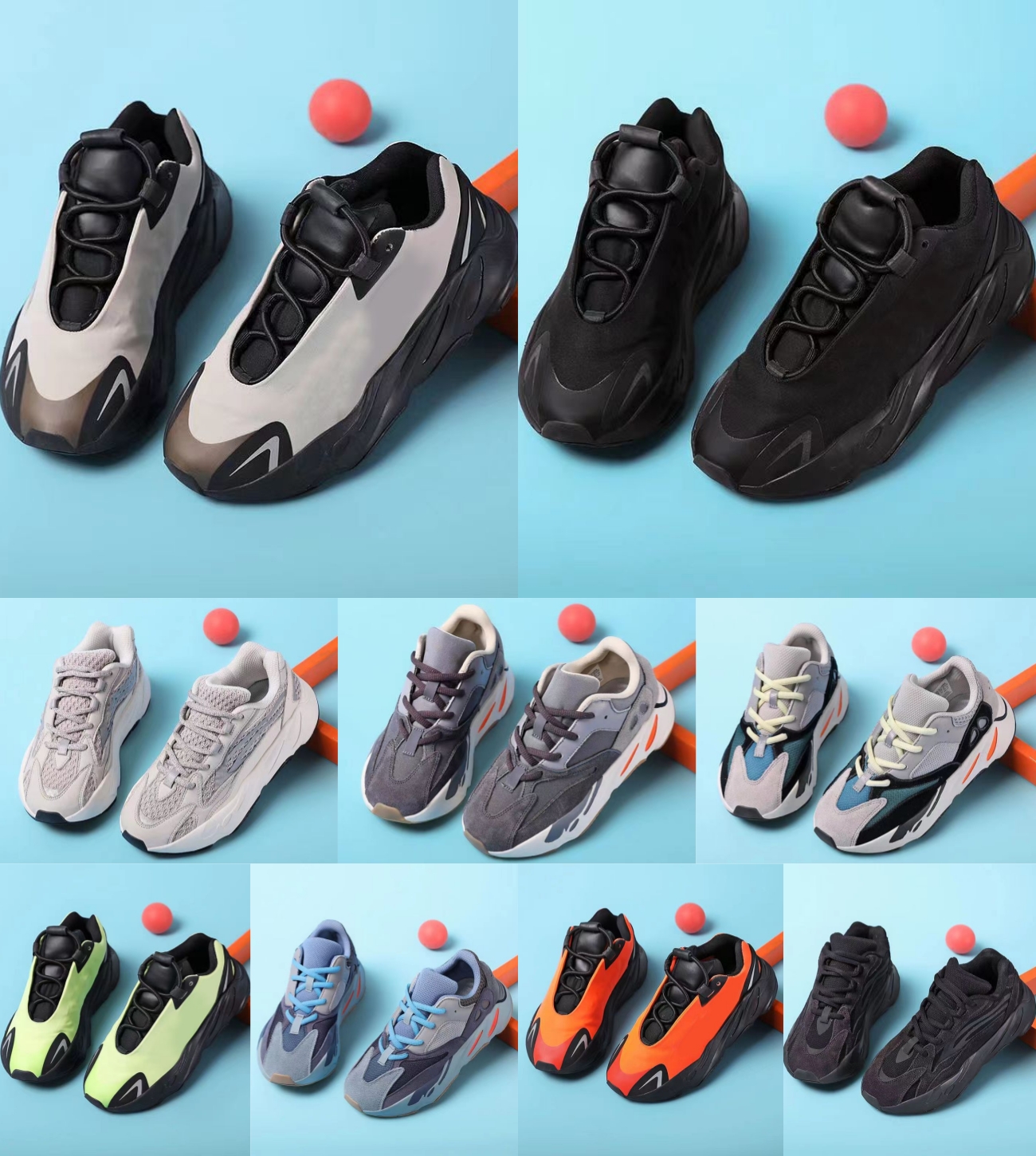 

kids shoes children 700 v2 sneaker baby black designer shoe boys girls runner kid youth toddler infants Courant Blush Desert Utility Chaussures Basketball Trainers, With box