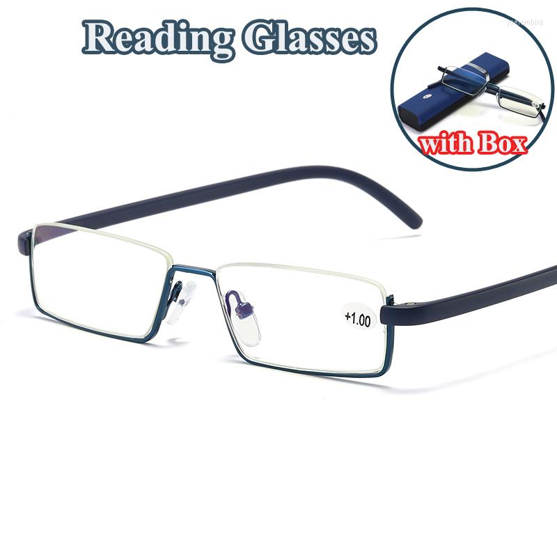 

Sunglasses Business Reading Glasses Men Women TR90 Half Frame Unisex Anti-blue Light Blocking Presbyopia Eyeglasses Diopter 1.0-4.0