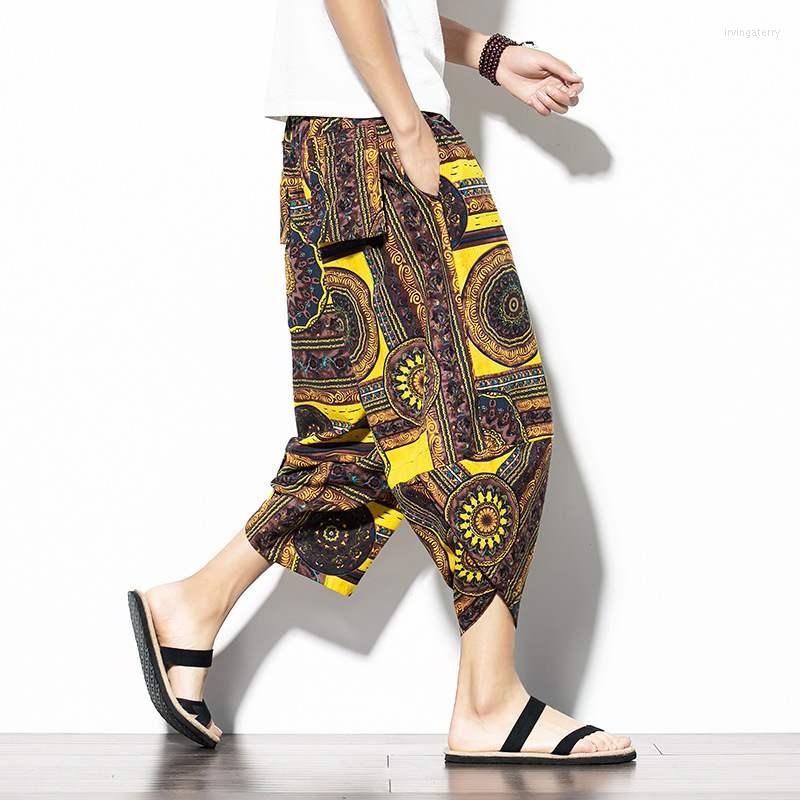 

Men's Pants Men Hiphop Causal Harem Baggy Joggers Boho Summer Bohemian Nepal Thailand Trousers Casual Vintage Hombre, Style 05