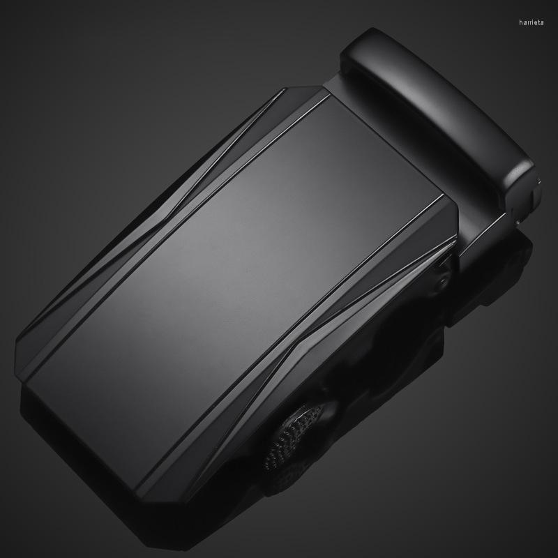 

Belts Fashion Luxury Black Alloy Automatic Leather Buckles For Men's Waist Men Pants Belt 3.5cm Mens