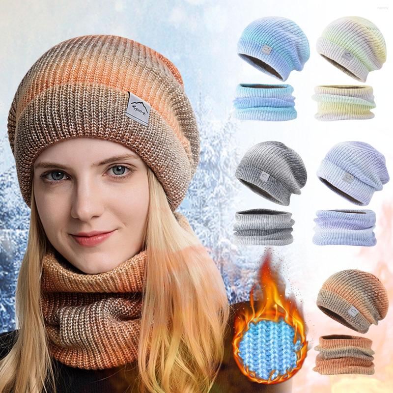 

Ball Caps Cycling Earmuffs Warm Hat Flocking Thermal Scarf Winter Womens Knitting Baseball, Blue