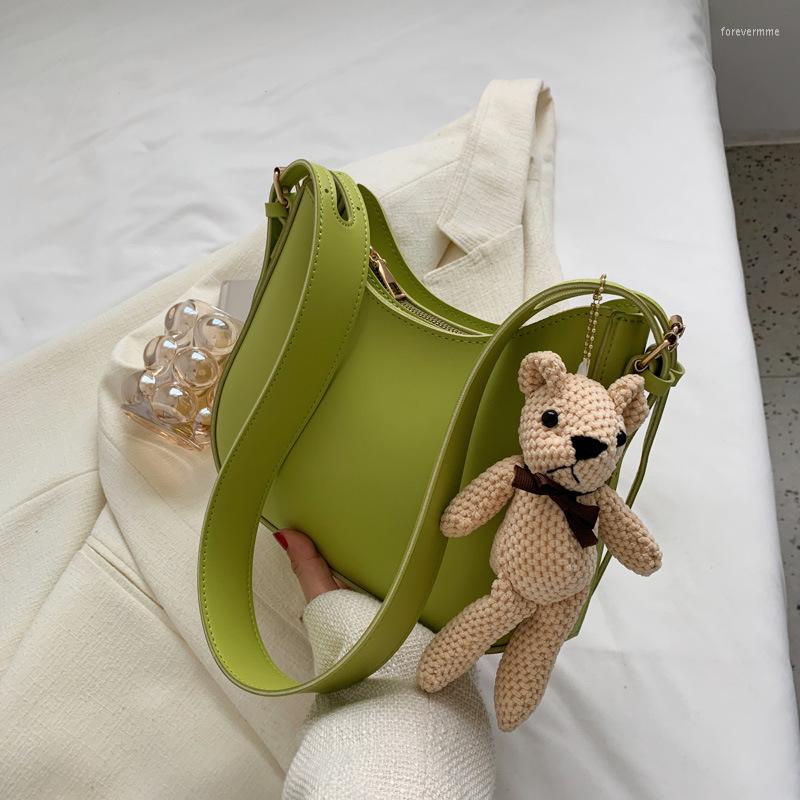 

Evening Bags Fashion Women's Bag 2022 Trend Female Single-Shoulder Minority Design Cross-Body With Pendant Ladies Messenger, Beige-no pendant