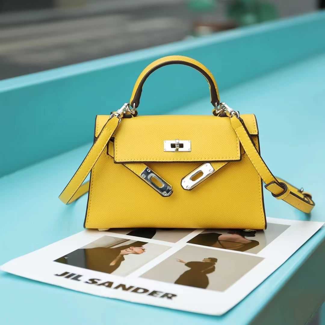 

h bag Designer Bags H ermese Handbags Leather women Mini Small CK 2022 New Single Shoulder Messenger Fashion Hand, Flax blue