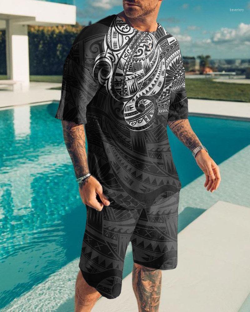 

Men's Tracksuits 2022 Men's T-Shirt Casual Suit Simple High Quality Short Sleeve Shorts Oversized 3D Printed, Dx0127