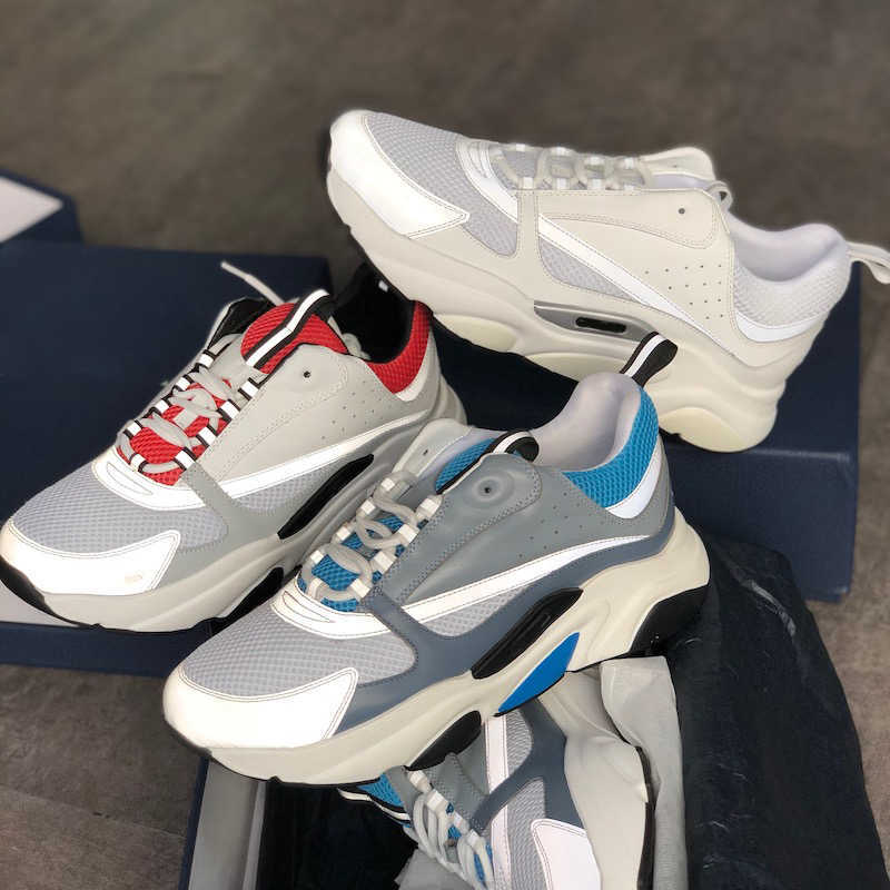 

Men Shoes Sneaker Reflective Sneakers Platform Shoes Canvas Calfskin Trainers Top Quality Blue Women Fashion Casual Shoes Multicolor With Box NO70, Color 31