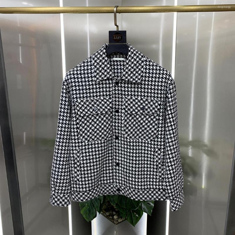 

Men's Jackets T1123 Fashion Men's Coats & 2022 Runway Luxury European Design Party Style Clothing, Picture shown