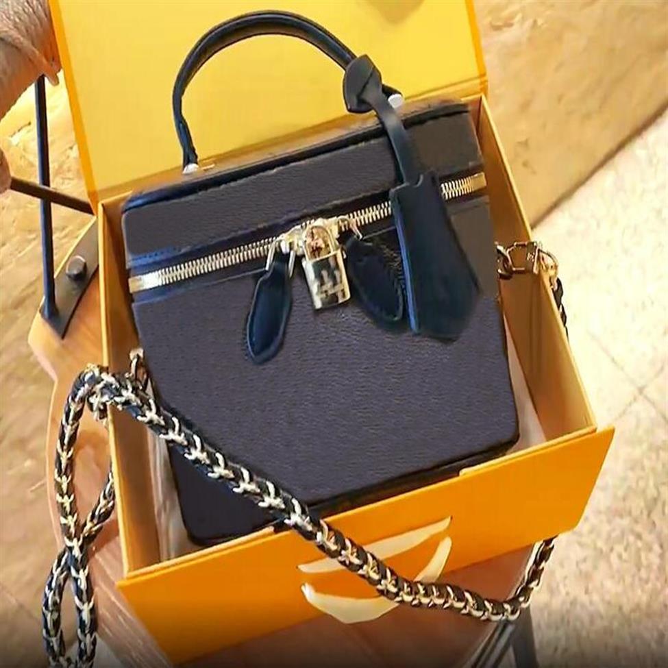 

designer Cosmetic bag popular classic Case leather women shoulder bags Tote handbag presbyopic makeup case purse ju609331v, Yellow