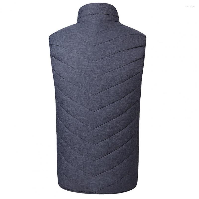 

Men' Tank Tops Useful Heated Vest 3 Temperature Modes Lightweight Windproof Cotton Padded USB Heating Male Thermal For Cold Weather, Black