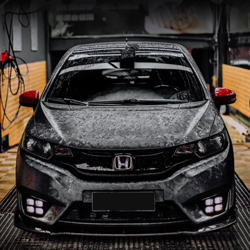 

Black Stealth Camouflage Vinyl Wrap Roll Self Adhesive Decal Sticker Car Wrapping Foil with Air Release