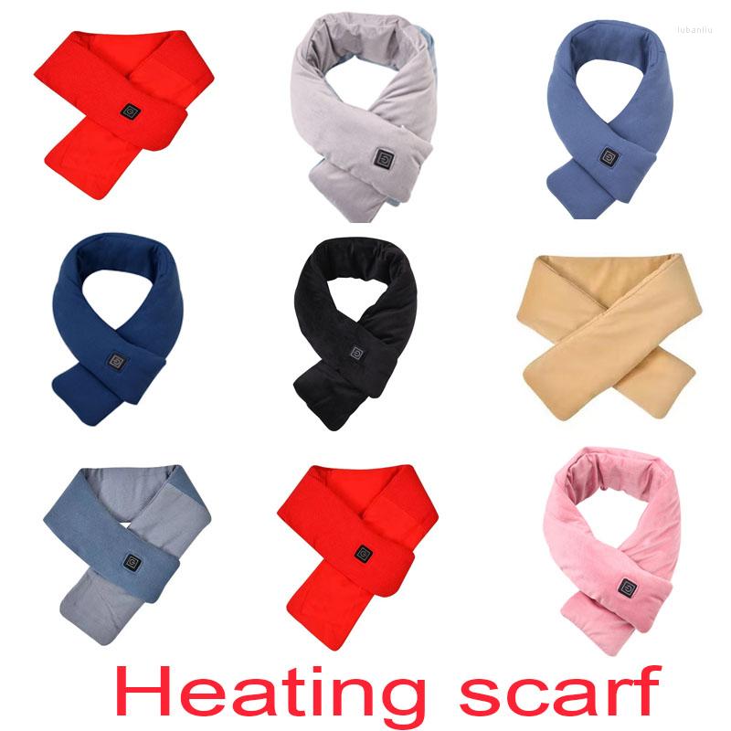 

Scarves Heating Scarf Blankets Winter USB Electric Heated Warm For Women Man Love Gift Family