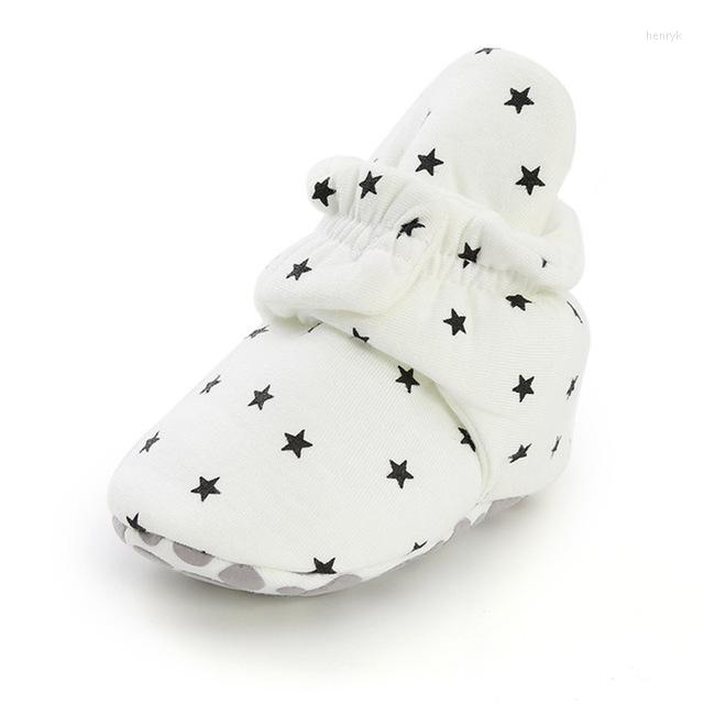 

First Walkers Baby Shoes For Born Boys Girls Stripe Toddler Booties Cotton Comfort Soft Anti-slip Infant Warm Boots, 79-2