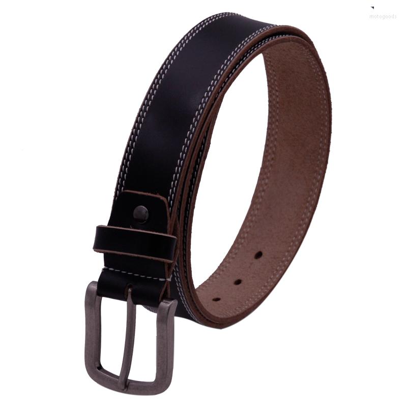 

Belts High Quality Men's Casual Sport Belt With Double Sewing For Jeans, Black