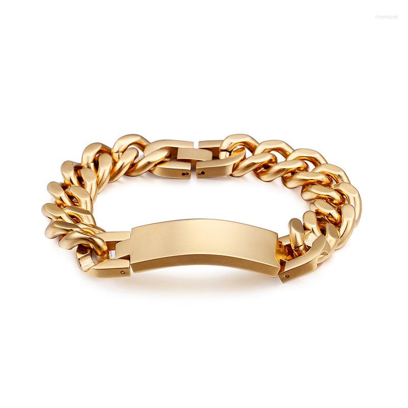 

Link Bracelets Men's Stainless Steel Jewelry Titanium Bracelet