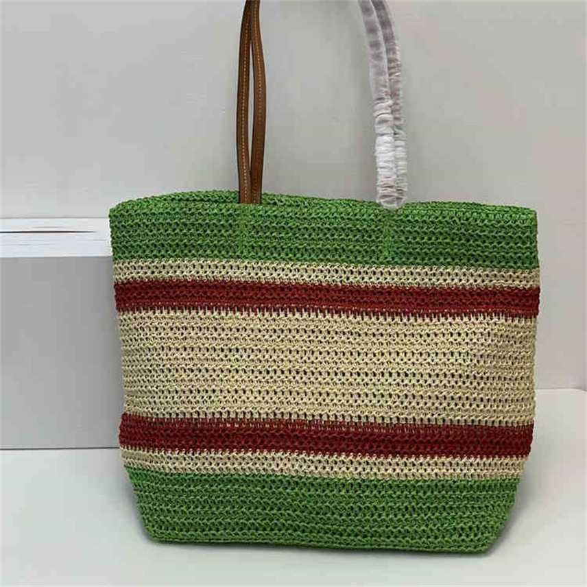 

Bags In spring and summer of 2022 the new colorful Plaid woven tote bag fashionable versatile women's portable one Purses, Black