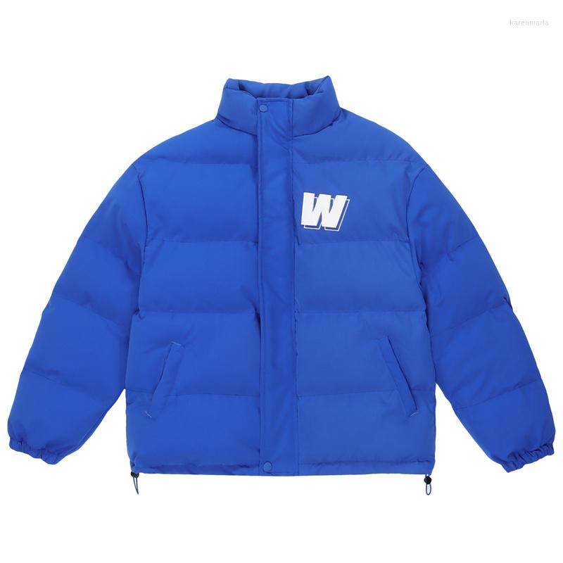 

Men's Jackets 2022 Winter Coat Men Loose Letter Printed Padded Puffer Hip Japanese Streetwear Harajuku Zip Up Warm Fashion Parka, Black