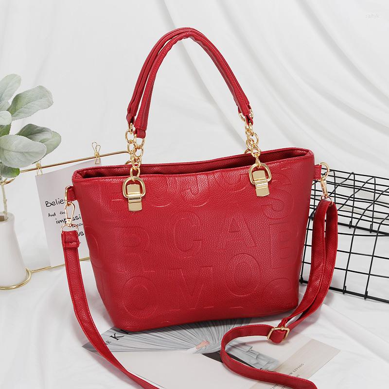 

Evening Bags 2022 Fashion Women Handbags European Design Leather Ladies Shoulder Female Girl Crossbody Casual Tote Bag, Brown