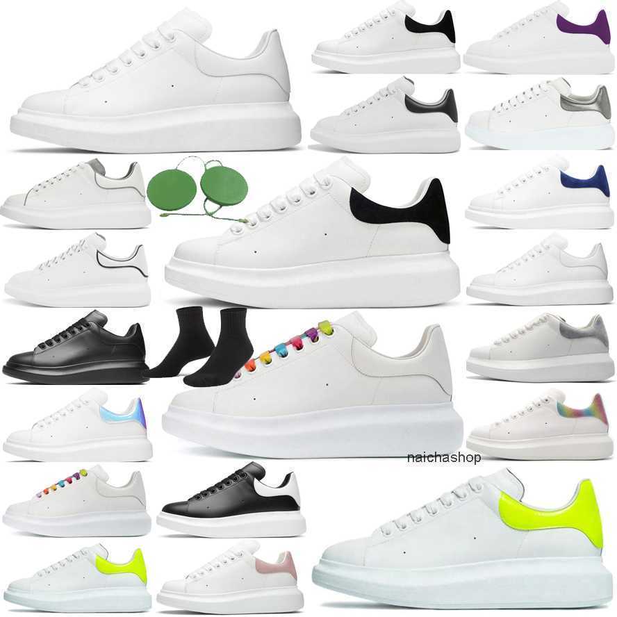 

2023 Casual Shoes Sneakers Platform Shoe Outdoor Trainers Black Suede Triple White Mens Womens Mc Queens Alexander Unisex Chaussures Luxury Men, Color # 4