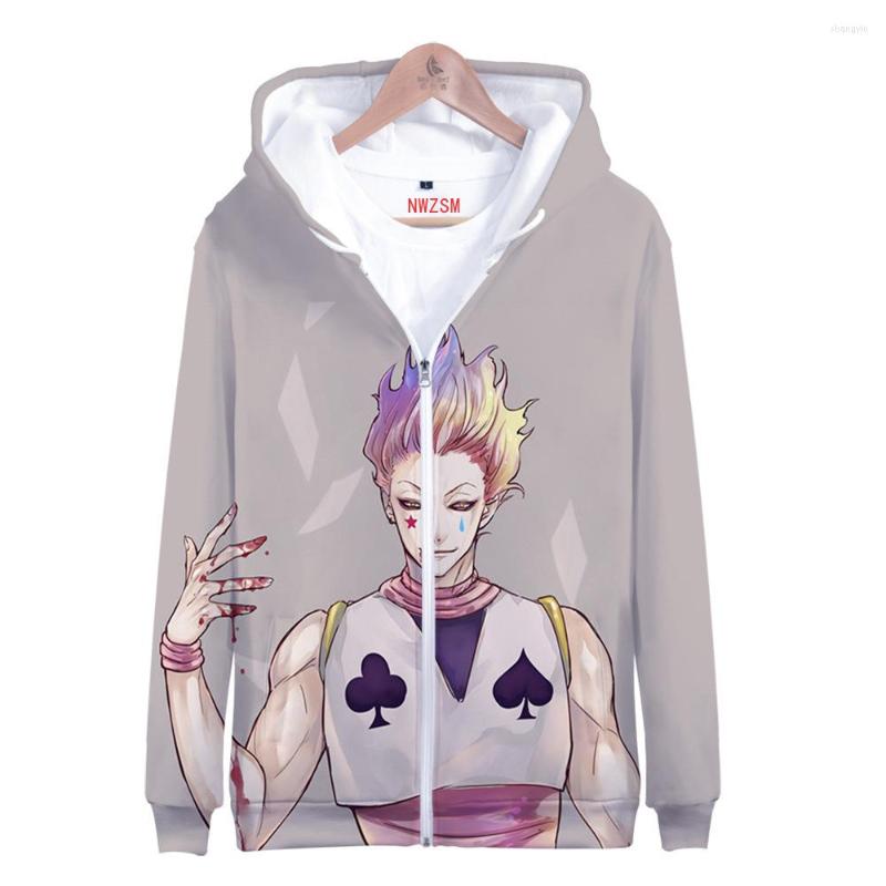 

Men's Hoodies Anime X Zip Hoodie HXH Killua HIsoka Cosplay Costume Hip Hop Streetwear Pocket Pullover Zipper Hooded Sweatshirt, 012