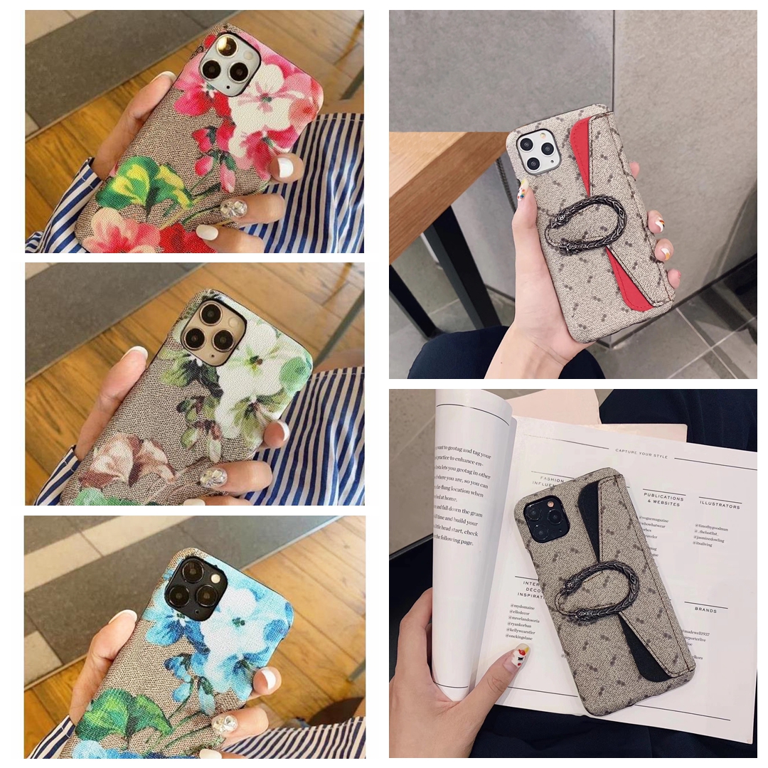 

Fashion Designer Textile Card Wallet Phone Cases for iPhone 14 13 12 11 15 Pro Max X XR XS 7 8 Plus Case Samsung S20 S21 S22 Note 10 20 Ultra Luxury Leather Purse with Logo Box