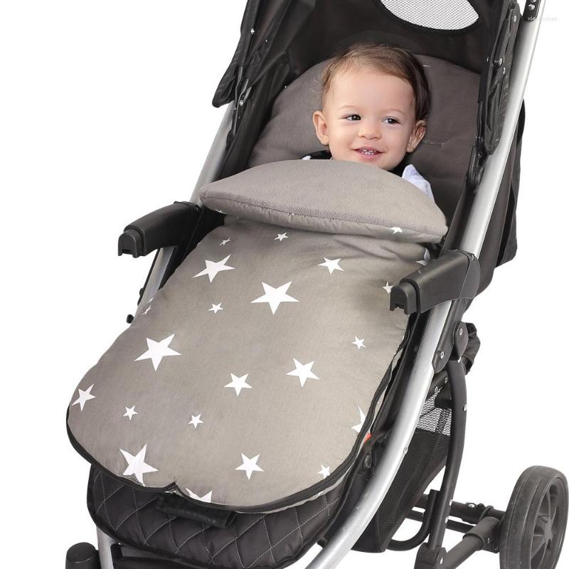 

Blankets Windproof And Waterproof Baby Sleep Bag Warm Convenient Detachable Infant Stroller Sleepsack Durable Footmuff, Gray