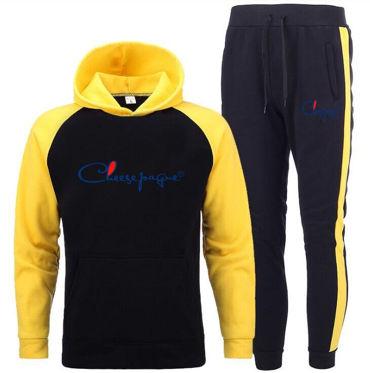 

Tracksuit Men 2 Piece Sets Clothes For Men Outfits Streetwear Casual Sweatshirt and Pants Set Men Fashion Clothing 2023