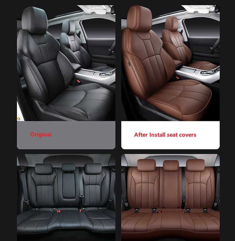 

Custom Fit Car Accessories Seat Covers Specific For 5 seater Full set seat Cushion Mat for Sudan SUV Top Quality Leather Covers For Car Seat