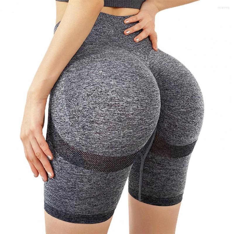 

Women' Shorts Quick Drying Women Sport Solid Color High Waist Hip Lift Sports Yoga For Fitness Gym Workout Skinny, Black