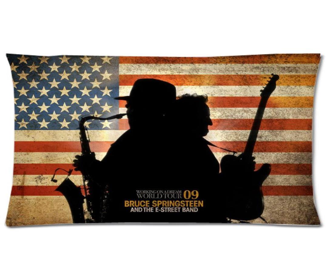 

Pillow Case Bruce Springsteen Two Side Printed Pillowcase Custom Slip Rectangle Polyester CasePillow Cover 50x75cm7597973