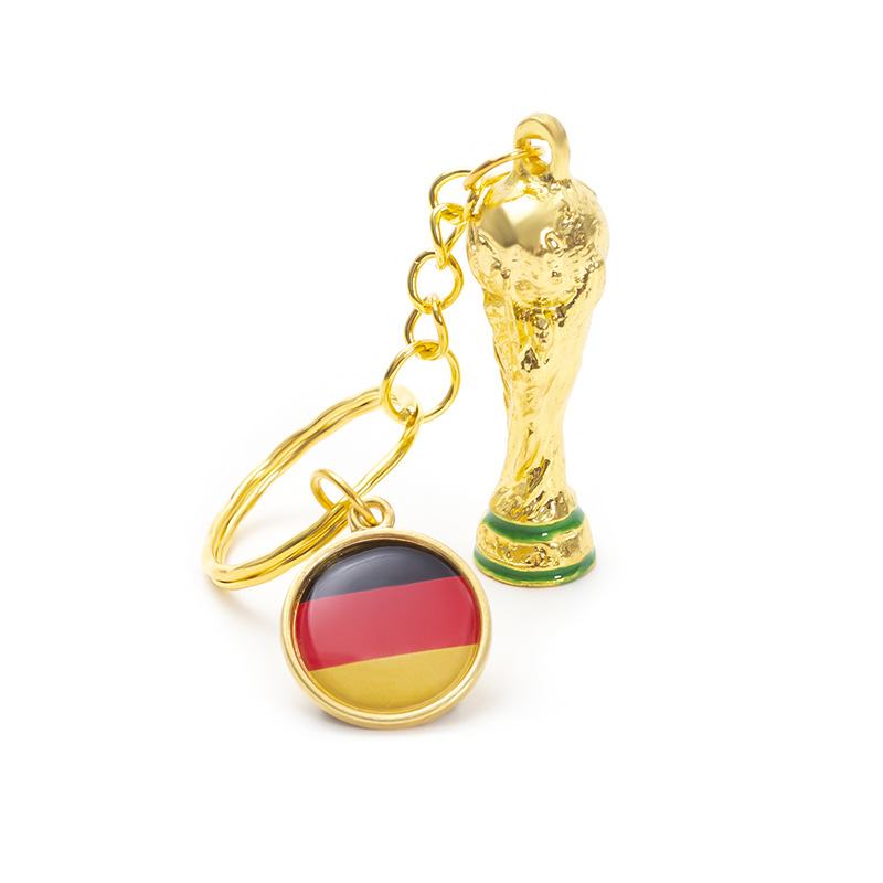 

Wholesale Football Souvenir Keychain World Cup Prize Match Key Chain Backpack Accessories Game Special Gift
