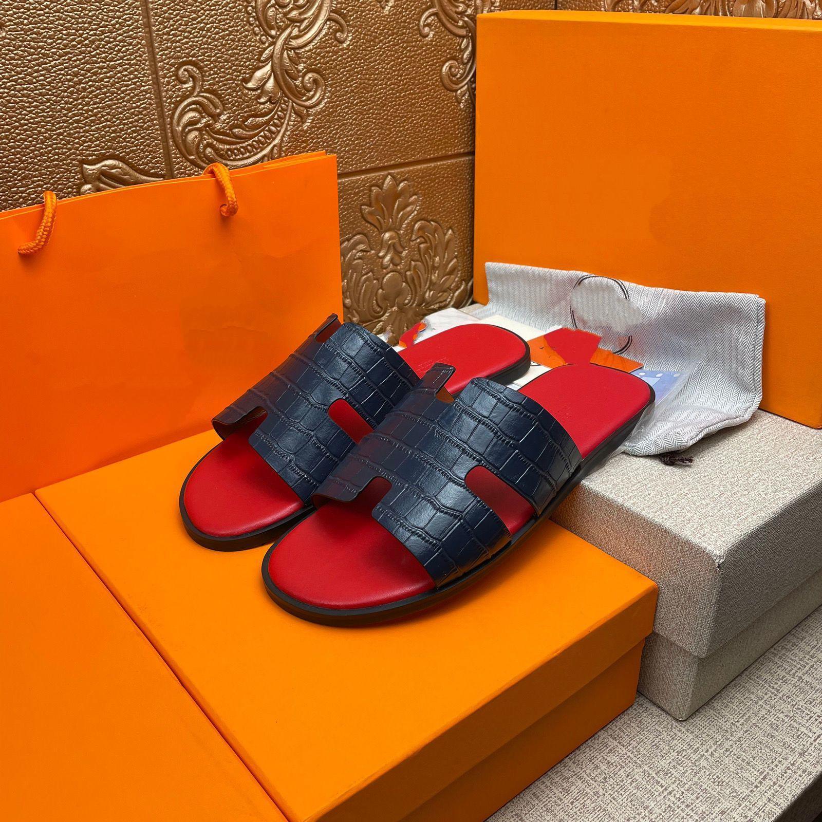 

Flip Flops Sandals Designer Slides Flat Sandals Summer Fashion Luxury 2022 New Men cKH